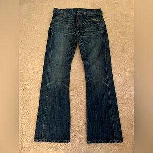 Mens Levi’s 527 slim bootcut jeans 34x32